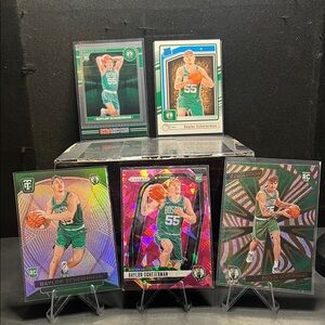 Baylor Scheierman Boston Celtics Rookie Basketball Trading Card Lot